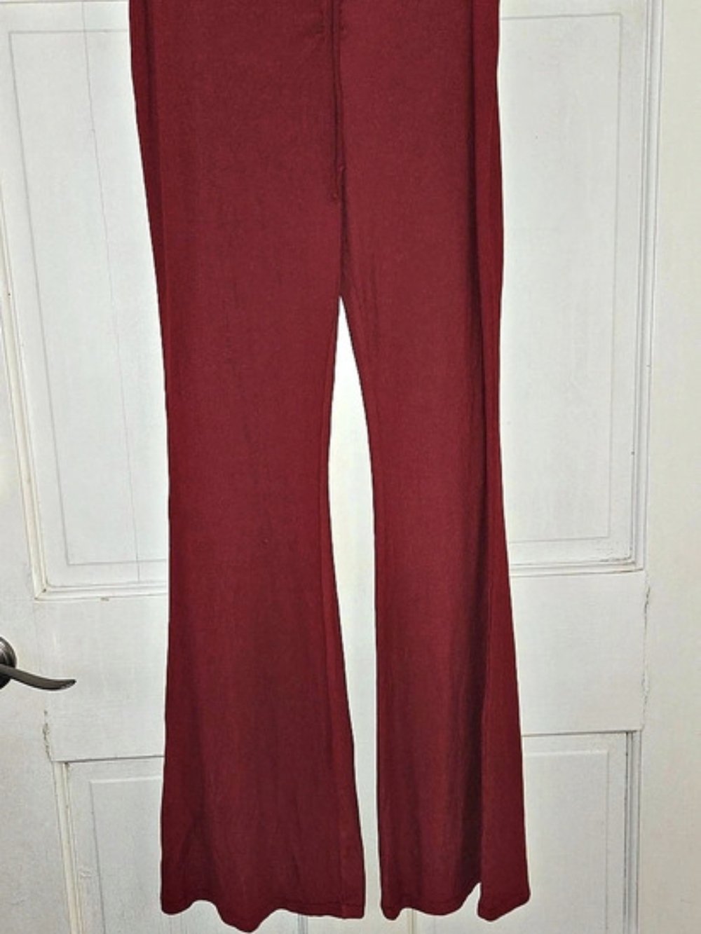 Skims Wide Leg Pajama Pants in Red Size Large NWT